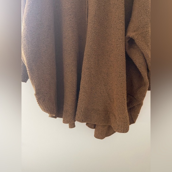 Time and Tru Brown Cowl Neck Sweater - Picture 3 of 7